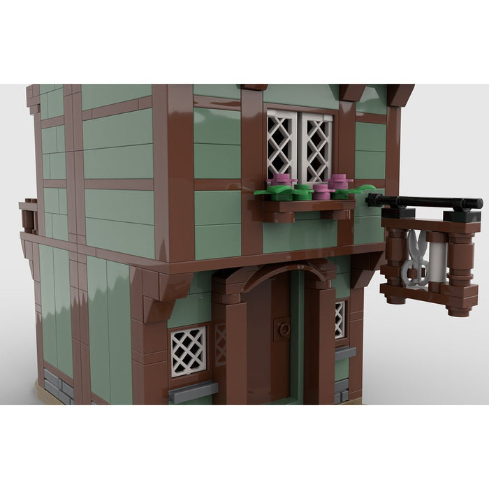 MOC - 109203 Medieval Tailor's House Building Blocks - LesDiy - Building Blocks -
