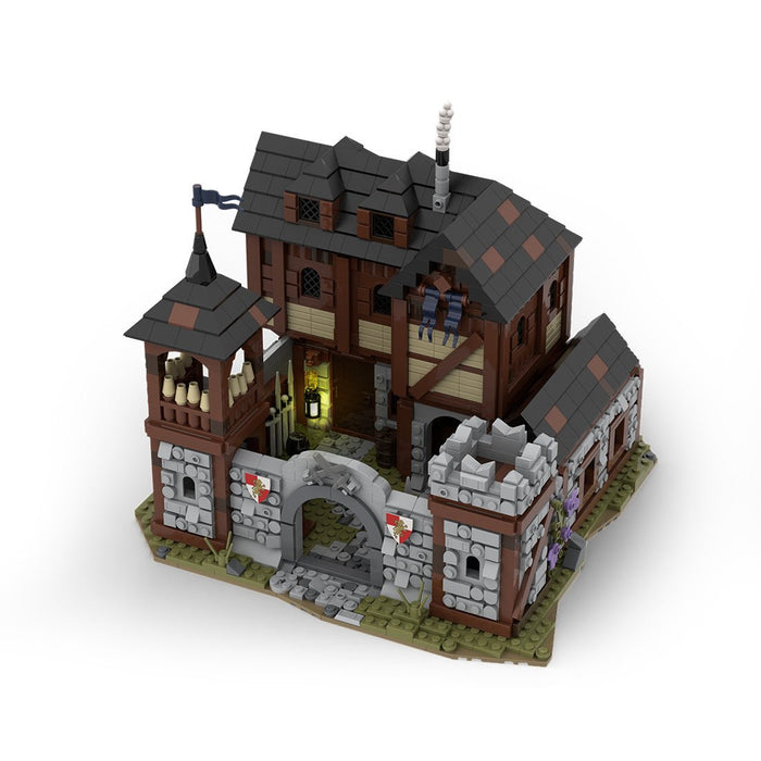 MOC - 110112 Medieval Infantry Barracks - LesDiy -