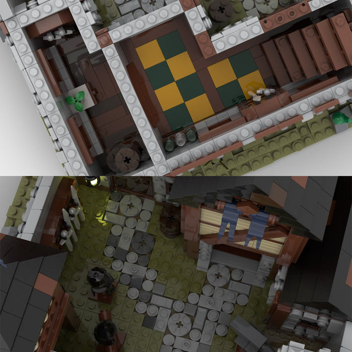 MOC - 110112 Medieval Infantry Barracks - LesDiy -