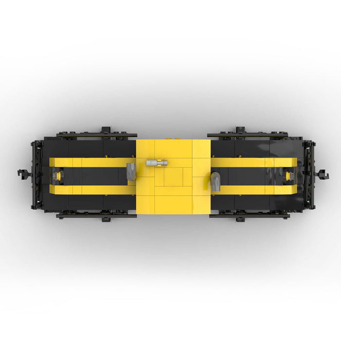 MOC - 110374 Tacoma and Eastern GE 45 Ton Switcher Building Blocks - LesDiy - Locomotive -