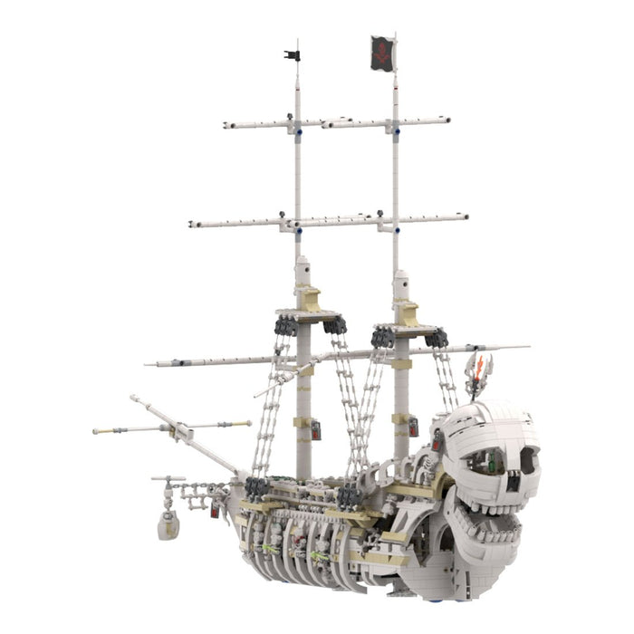 MOC-110420 The Terrifying Charon's Chest Pirate Ship Building Blocks-LesDiy-MOC-