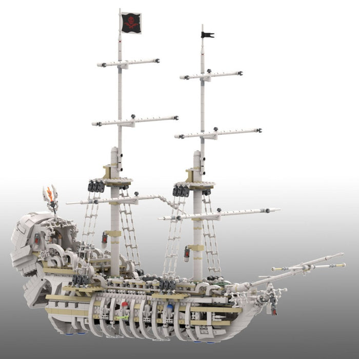 MOC-110420 The Terrifying Charon's Chest Pirate Ship Building Blocks-LesDiy-MOC-