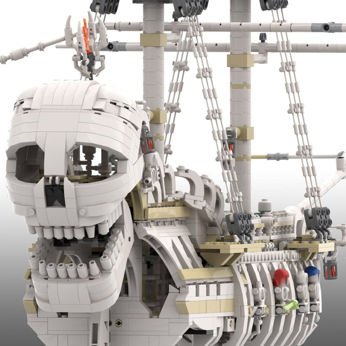 MOC-110420 The Terrifying Charon's Chest Pirate Ship Building Blocks-LesDiy-MOC-