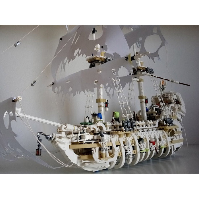 MOC-110420 The Terrifying Charon's Chest Pirate Ship Building Blocks-LesDiy-MOC-