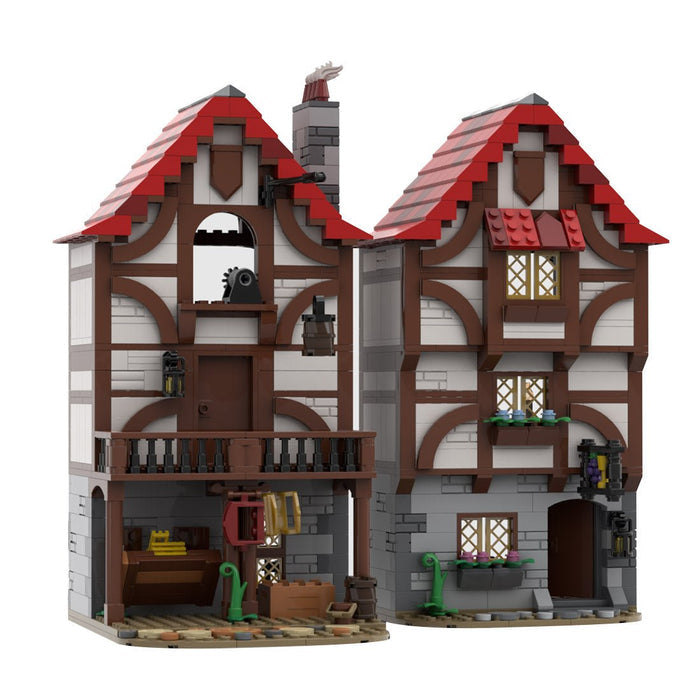 MOC - 110682 Medieval Alley's Inn Building Blocks - LesDiy - Building Blocks -