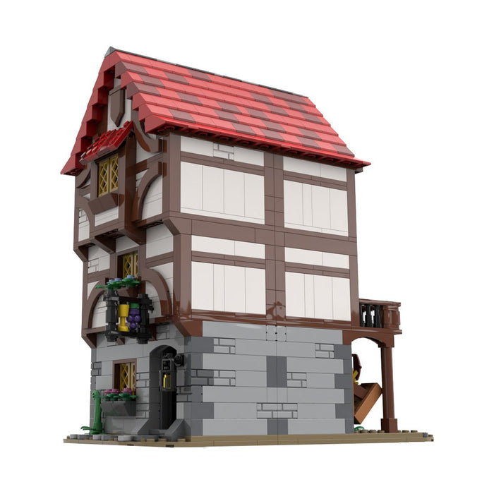 MOC - 110682 Medieval Alley's Inn Building Blocks - LesDiy - Building Blocks -