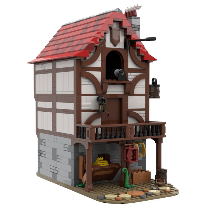 MOC - 110682 Medieval Alley's Inn Building Blocks - LesDiy - Building Blocks -