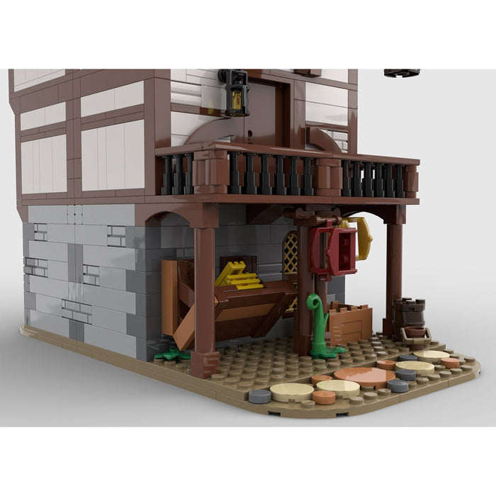 MOC - 110682 Medieval Alley's Inn Building Blocks - LesDiy - Building Blocks -