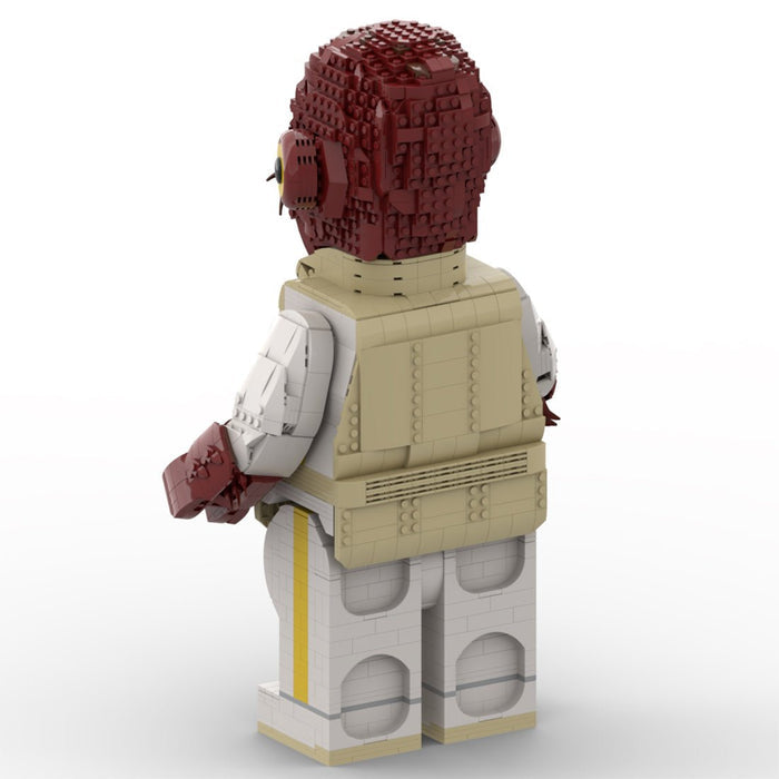 MOC - 111488 Admiral Ackbar Mega Figure(with Helmet) - LesDiy -