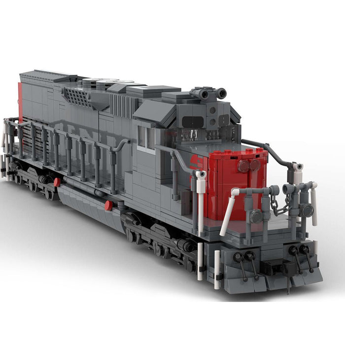 MOC - 112383 Southern Pacific SD40T - 2 Train - LesDiy - Building Blocks -