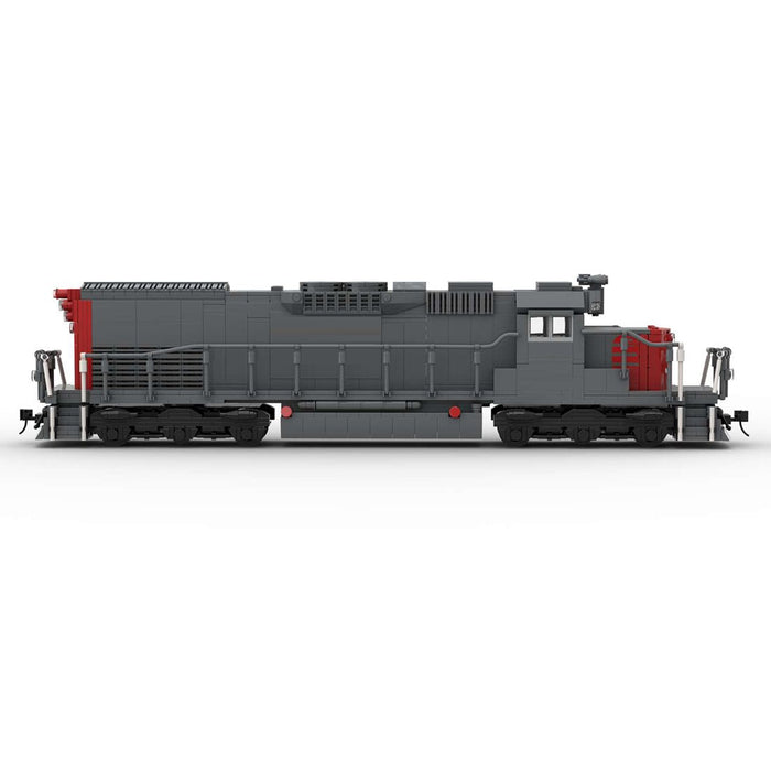 MOC - 112383 Southern Pacific SD40T - 2 Train - LesDiy - Building Blocks -