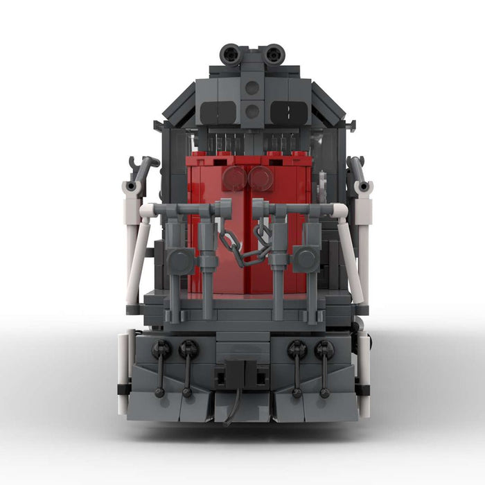 MOC - 112383 Southern Pacific SD40T - 2 Train - LesDiy - Building Blocks -