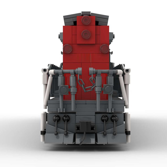 MOC - 112383 Southern Pacific SD40T - 2 Train - LesDiy - Building Blocks -