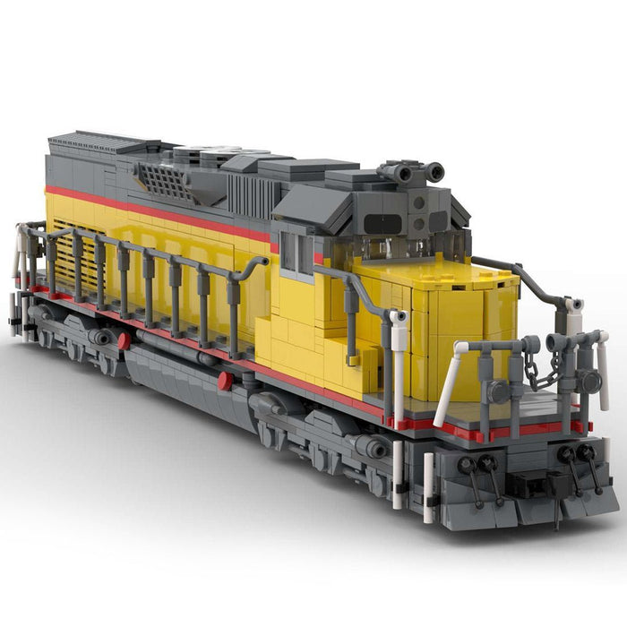 MOC - 112386 Pacific SD40T - 2 Train - LesDiy - Locomotive -