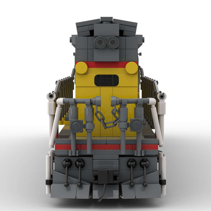 MOC - 112386 Pacific SD40T - 2 Train - LesDiy - Locomotive -