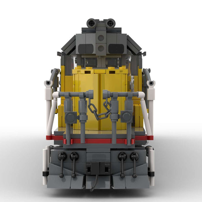 MOC - 112386 Pacific SD40T - 2 Train - LesDiy - Locomotive -