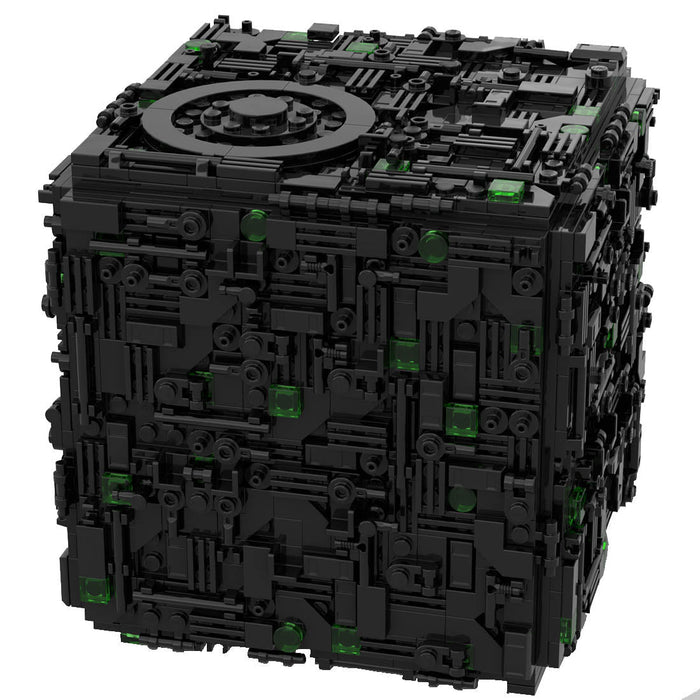 MOC - 112646 Borg Cube Warship Building Blocks - LesDiy -