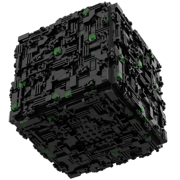 MOC - 112646 Borg Cube Warship Building Blocks - LesDiy -