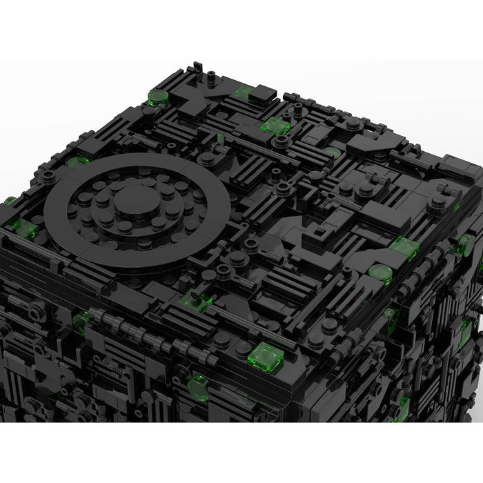 MOC - 112646 Borg Cube Warship Building Blocks - LesDiy -