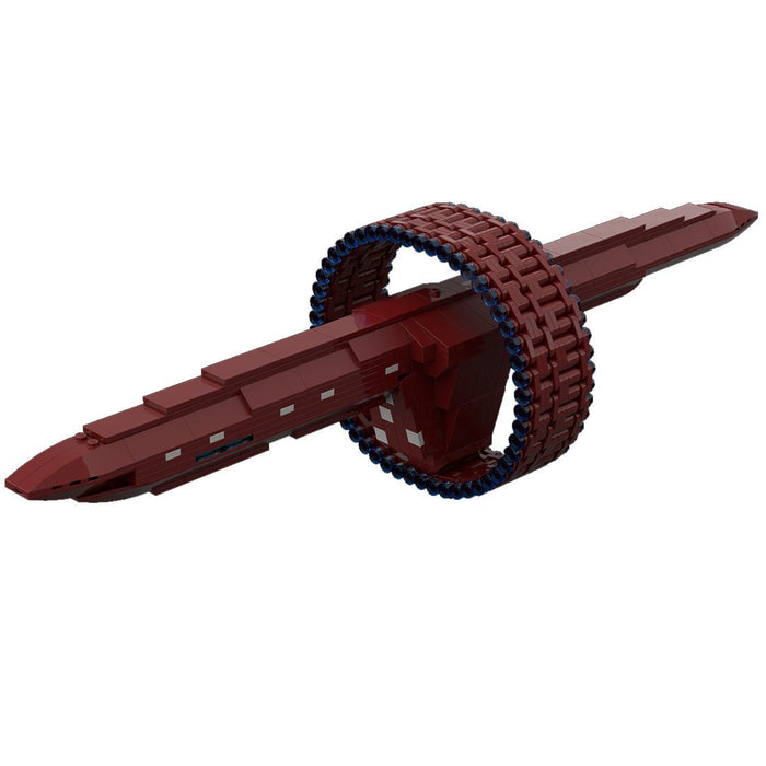 MOC - 112806 Vulcan Suurok - class Warship Building Blocks - LesDiy -