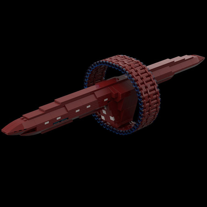 MOC - 112806 Vulcan Suurok - class Warship Building Blocks - LesDiy -
