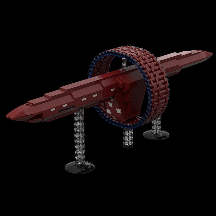 MOC - 112806 Vulcan Suurok - class Warship Building Blocks - LesDiy -