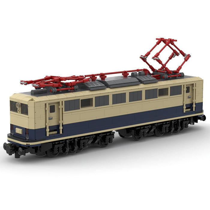 MOC - 113230 DB - Baureihe E50 Trolley Building Blocks - LesDiy -