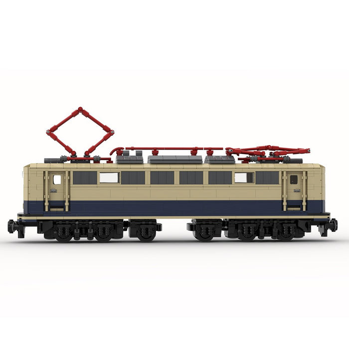 MOC - 113230 DB - Baureihe E50 Trolley Building Blocks - LesDiy -