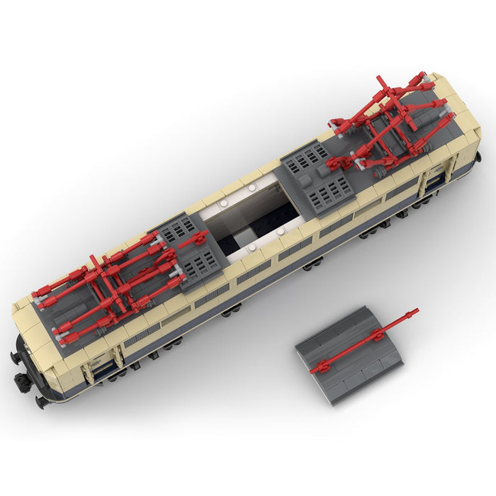 MOC - 113230 DB - Baureihe E50 Trolley Building Blocks - LesDiy -