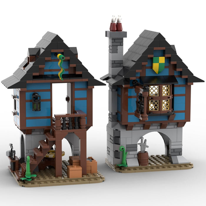 MOC - 113518 Medieval Alley's Blacksmith Building Blocks - LesDiy - Building Blocks -