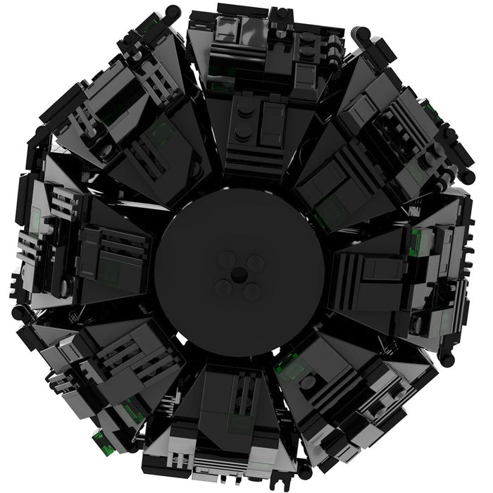 MOC - 113837 Borg Sphere Warship Building Blocks - LesDiy -