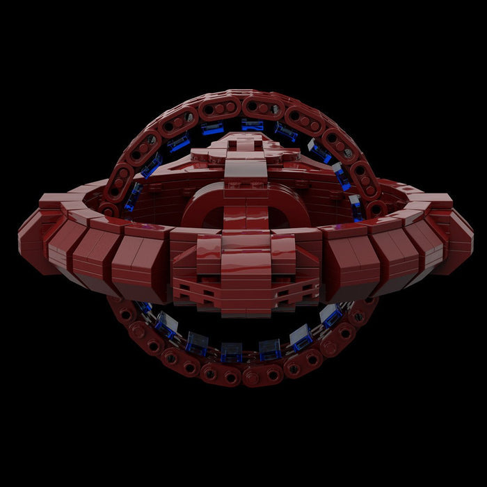 MOC - 113904 Vulcan D'kyr Class Warship Building Blocks - LesDiy -