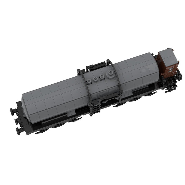 MOC - 114637 DRG ZZd 6 - Axle Tanker Train with Brakeman's Cab - LesDiy - Locomotive -