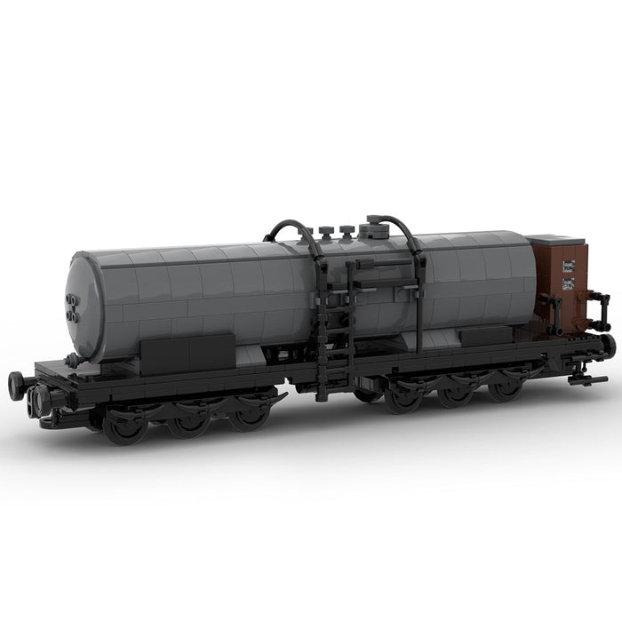 MOC - 114637 DRG ZZd 6 - Axle Tanker Train with Brakeman's Cab - LesDiy - Locomotive -