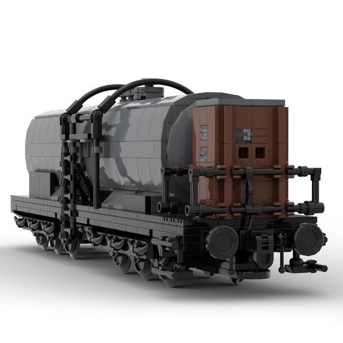 MOC - 114637 DRG ZZd 6 - Axle Tanker Train with Brakeman's Cab - LesDiy - Locomotive -