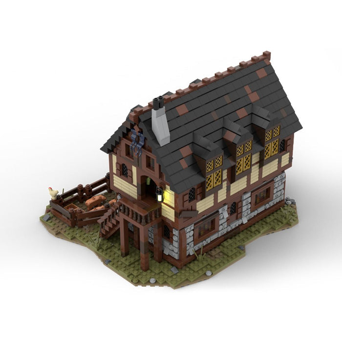 MOC - 114686 Medieval Merchant's House and Farm - LesDiy -