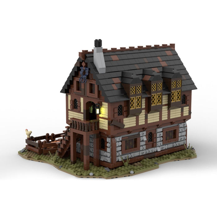 MOC - 114686 Medieval Merchant's House and Farm - LesDiy -