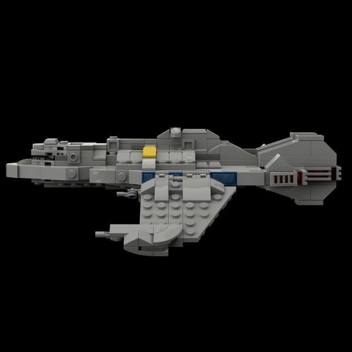 MOC - 114838 Maquis Raider Space Warship Building Blocks - LesDiy -