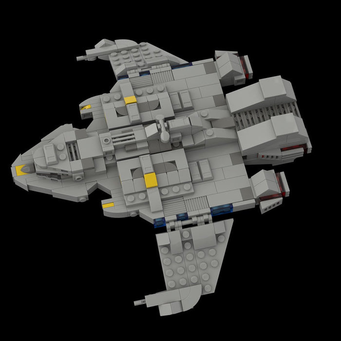 MOC - 114838 Maquis Raider Space Warship Building Blocks - LesDiy -