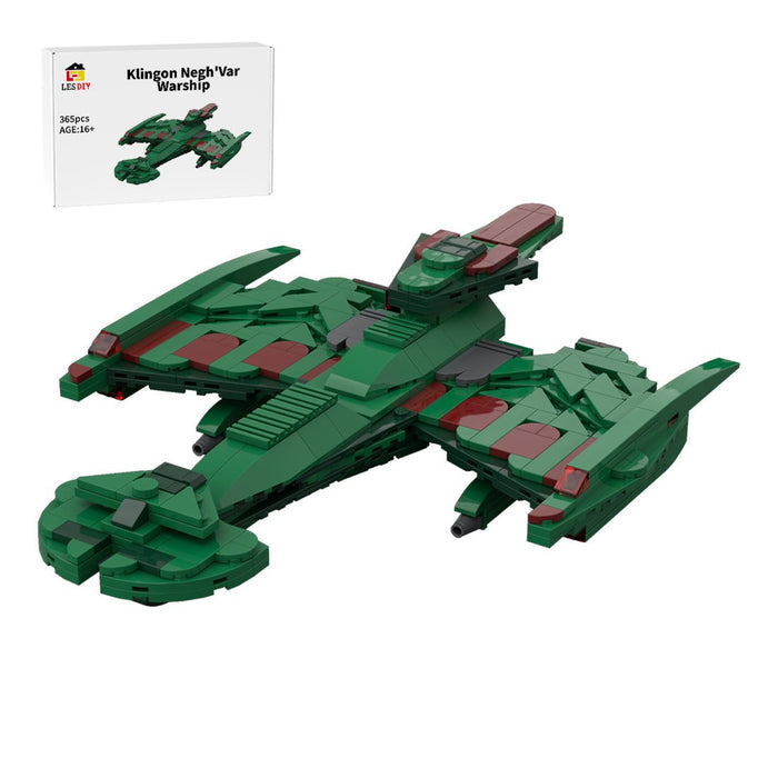 MOC - 115180 Klingon Negh'Var Warship Building Blocks - LesDiy -
