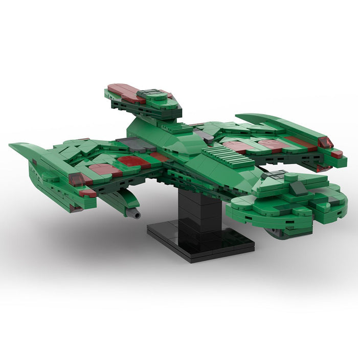 MOC - 115180 Klingon Negh'Var Warship Building Blocks - LesDiy -
