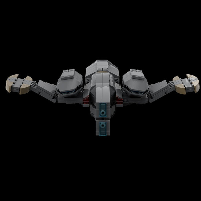 MOC - 115251 Andorian Kumari Class Spaceship Building Blocks - LesDiy -