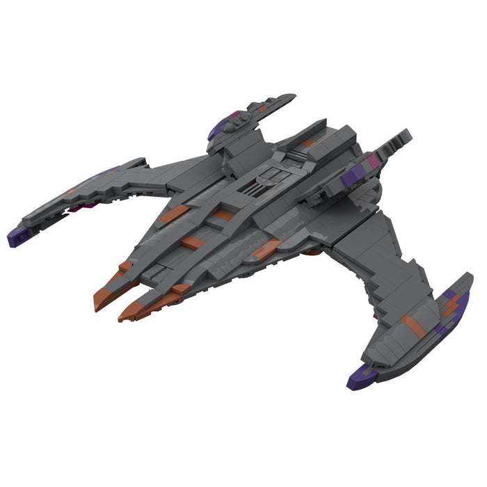 MOC - 115454 Battlecruiser Model Spaceship Building Blocks - LesDiy -