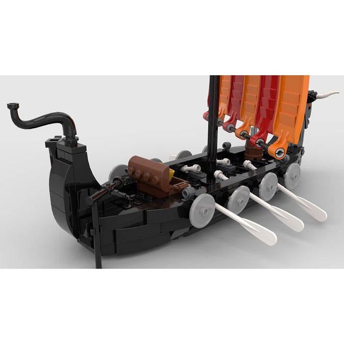 MOC - 116513 Viking Longship Bullhead Building Blocks - LesDiy - Building Blocks -