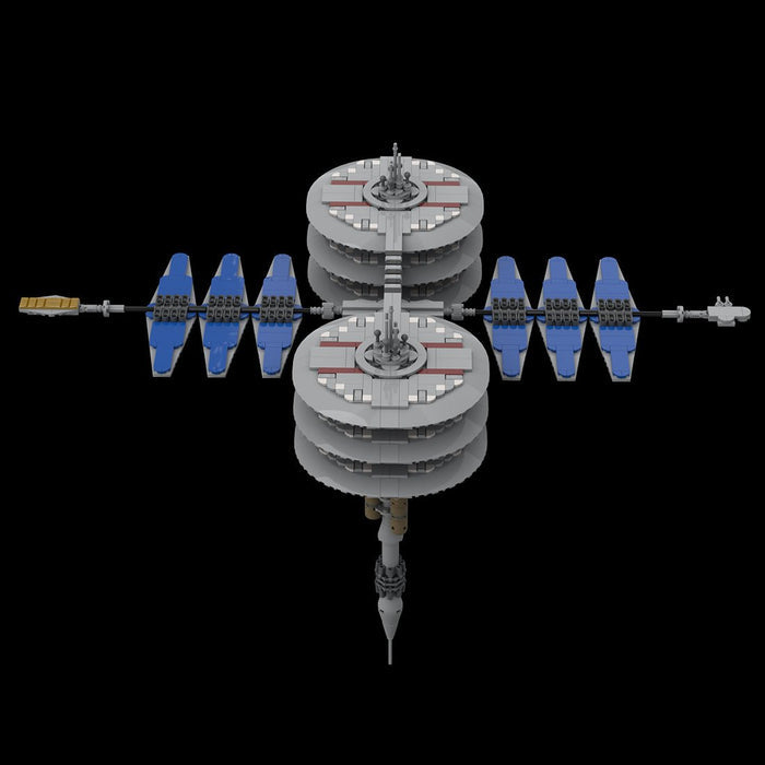 MOC - 116821 Starfleet Jupiter Station Model Building Blocks - LesDiy -