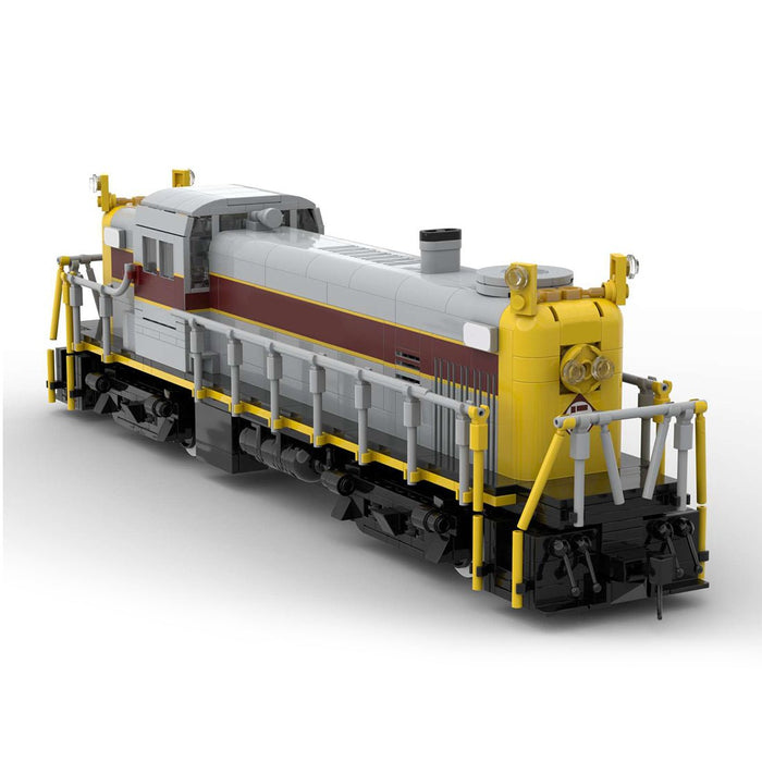 MOC - 117004 RS - 2 - Erie 909 Large Train - LesDiy - Building Blocks -