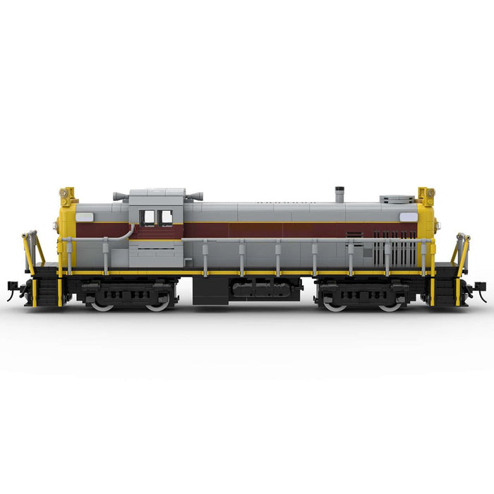 MOC - 117004 RS - 2 - Erie 909 Large Train - LesDiy - Building Blocks -