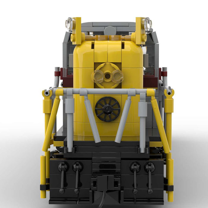 MOC - 117004 RS - 2 - Erie 909 Large Train - LesDiy - Building Blocks -