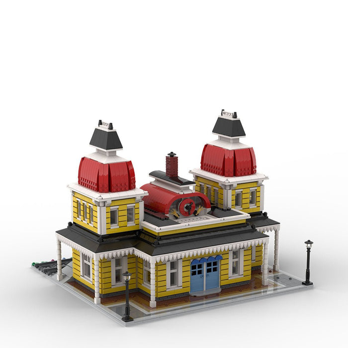 MOC - 117038 Village Central Station - LesDiy -