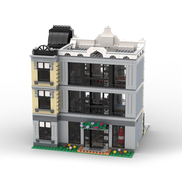 MOC - 117190 Gym & Ice Cream Stand - 10255 Assembly Square Alternative Building Blocks - LesDiy - MOC -